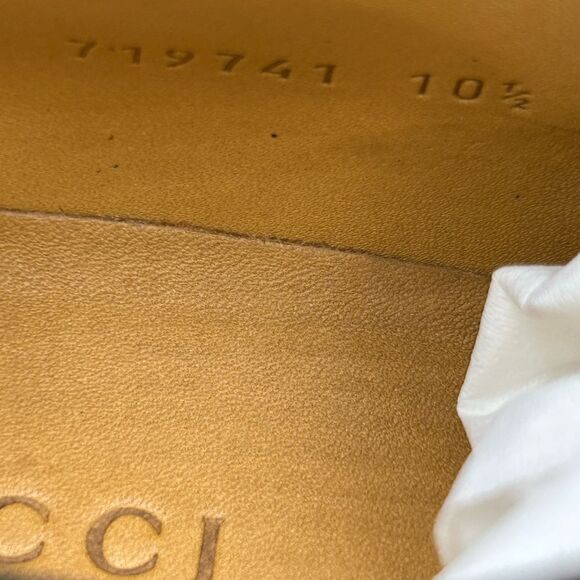 Men’s Gucci, Leather GG Oxford’s size 10.5 made in Italy - Picture 6 of 9